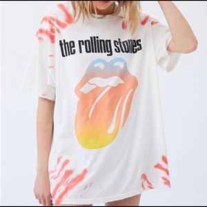 Urban outfitters Rolling Stones tie dye t shirt